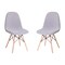 Merrick Lane Set of 2 Lyon Faux Shearling Accent Chairs, Modern Accent Chair For Bedroom, Entryway, and Living Room